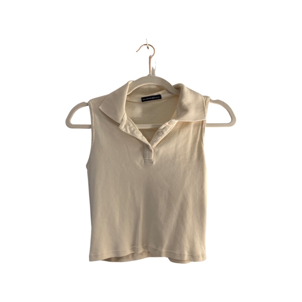 Brandy Melville collared tank